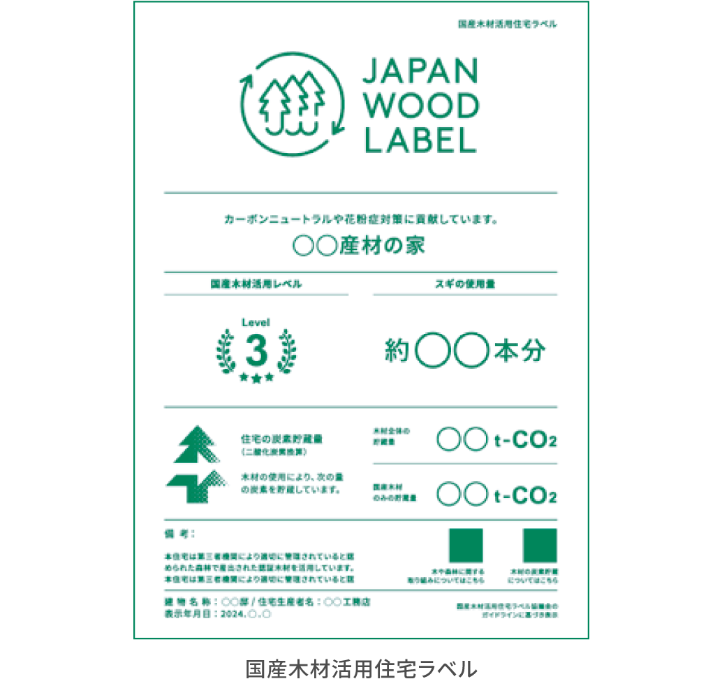JAPAN WOOD LABEL