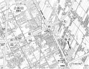 M様邸　地図