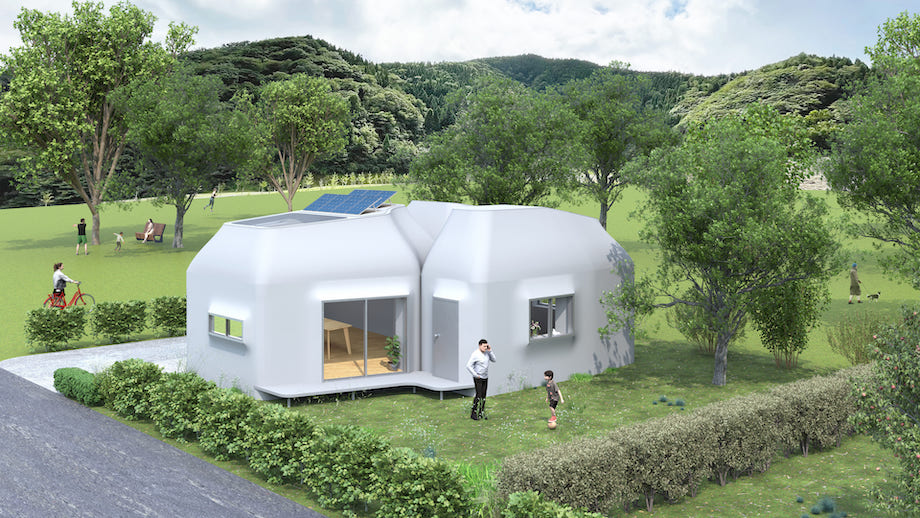 3Dプリンター住宅フジツボモデル