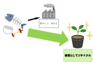 コンポスト容器で生ごみを減らす