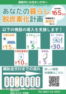 ゼロカーボンシティまにわ促進補助金