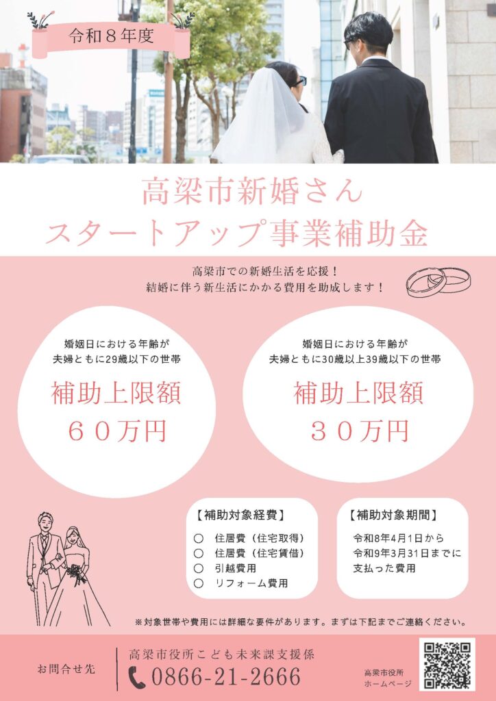 新婚さんスタートアップ補助事業